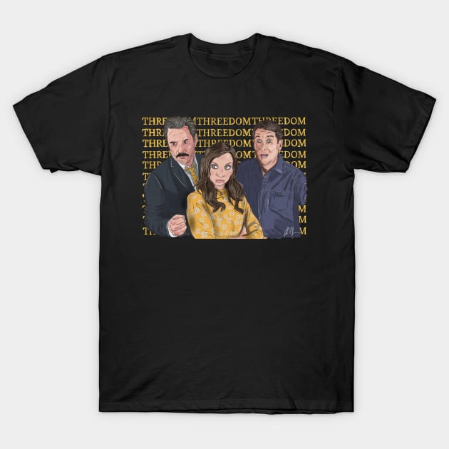 Threedom: the drawring T-Shirt by 51Deesigns